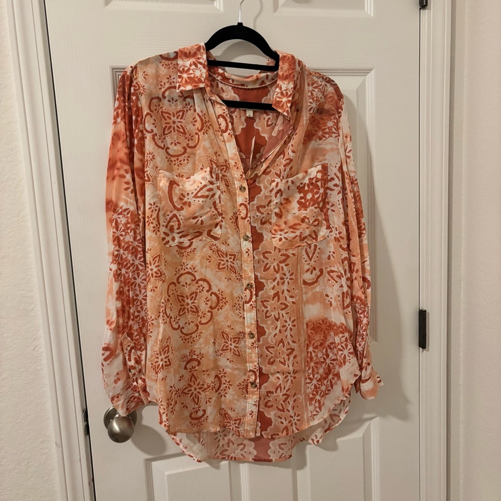 Anthropologie Pilcro The Romy Relaxed Shirt